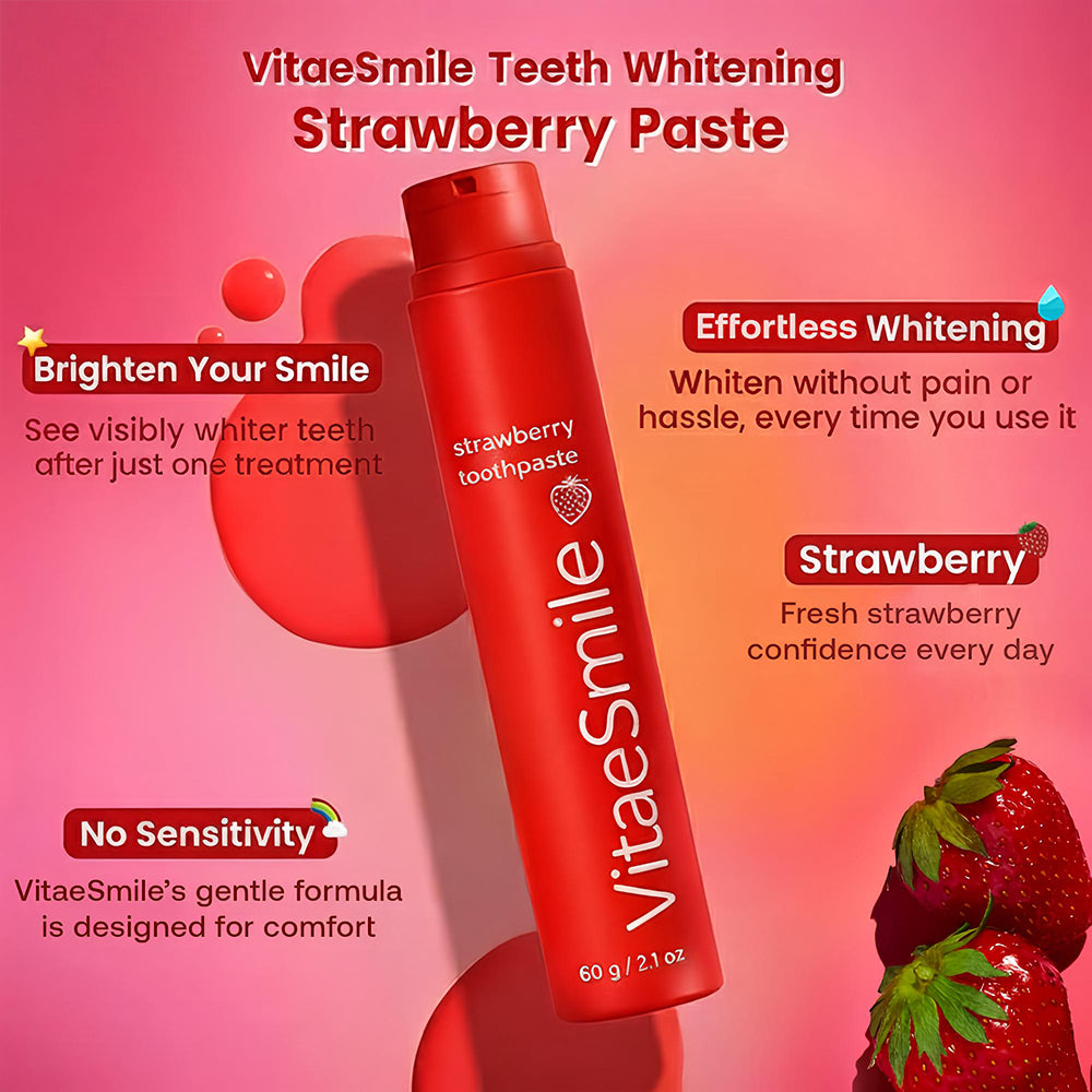 VitaeSmile Jordgubbs Tandkräm