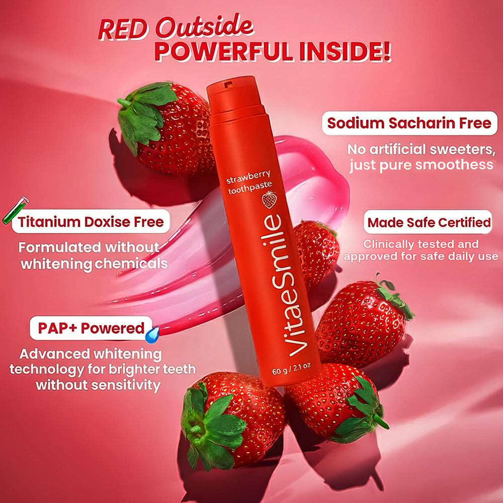 VitaeSmile Jordgubbs Tandkräm